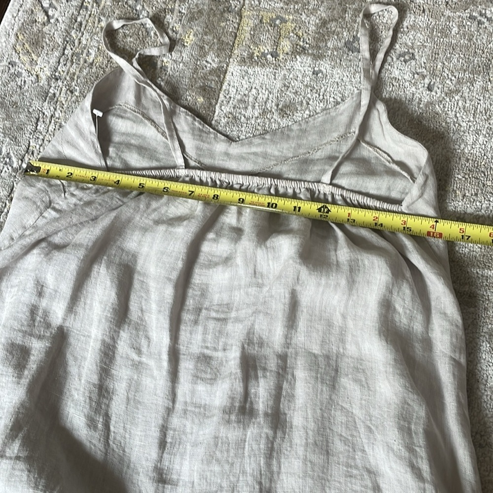 Bellambia Made in Italy Linen Ruffle Dress - Picture 8 of 11
